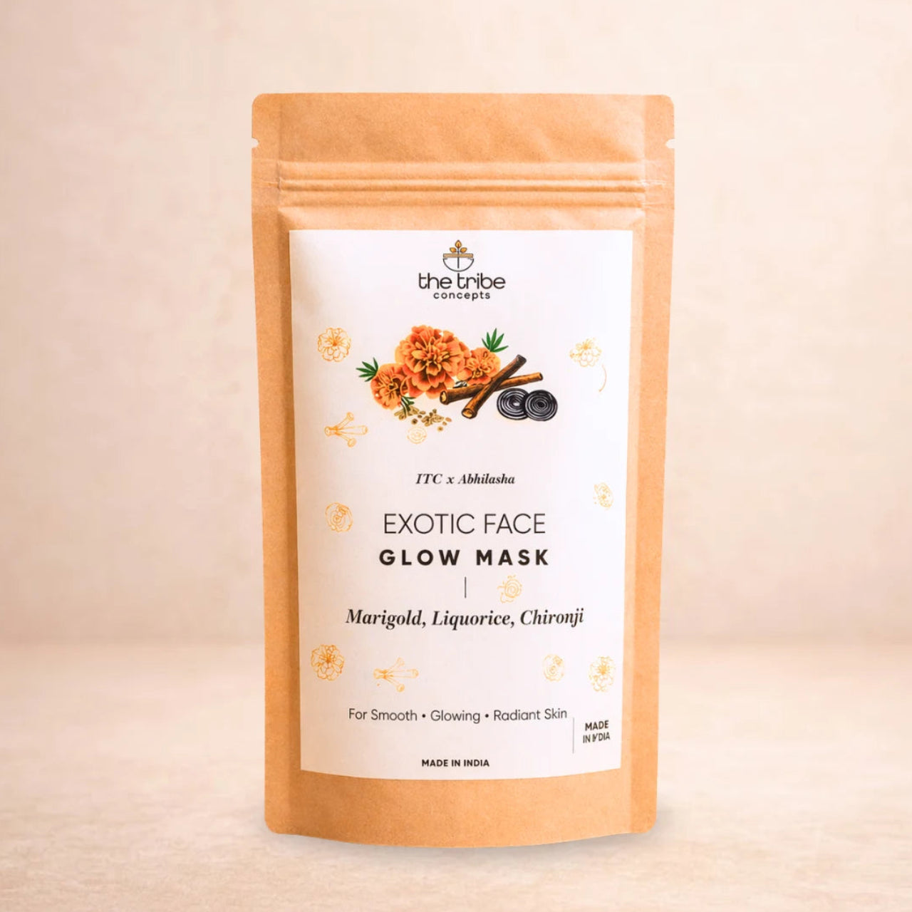 Exotic Face Glow Mask - Marigold & Red Sandalwood for Even toned Glow