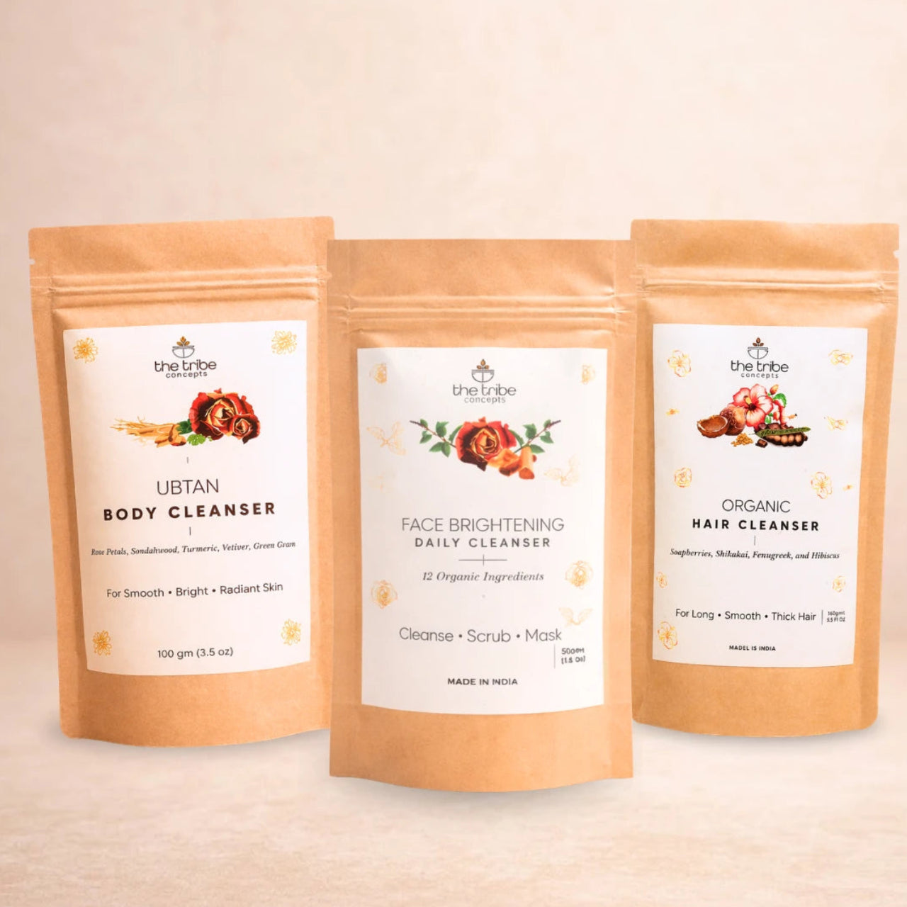 Top to Toe Cleansers Kit to Nourish Skin & Hair