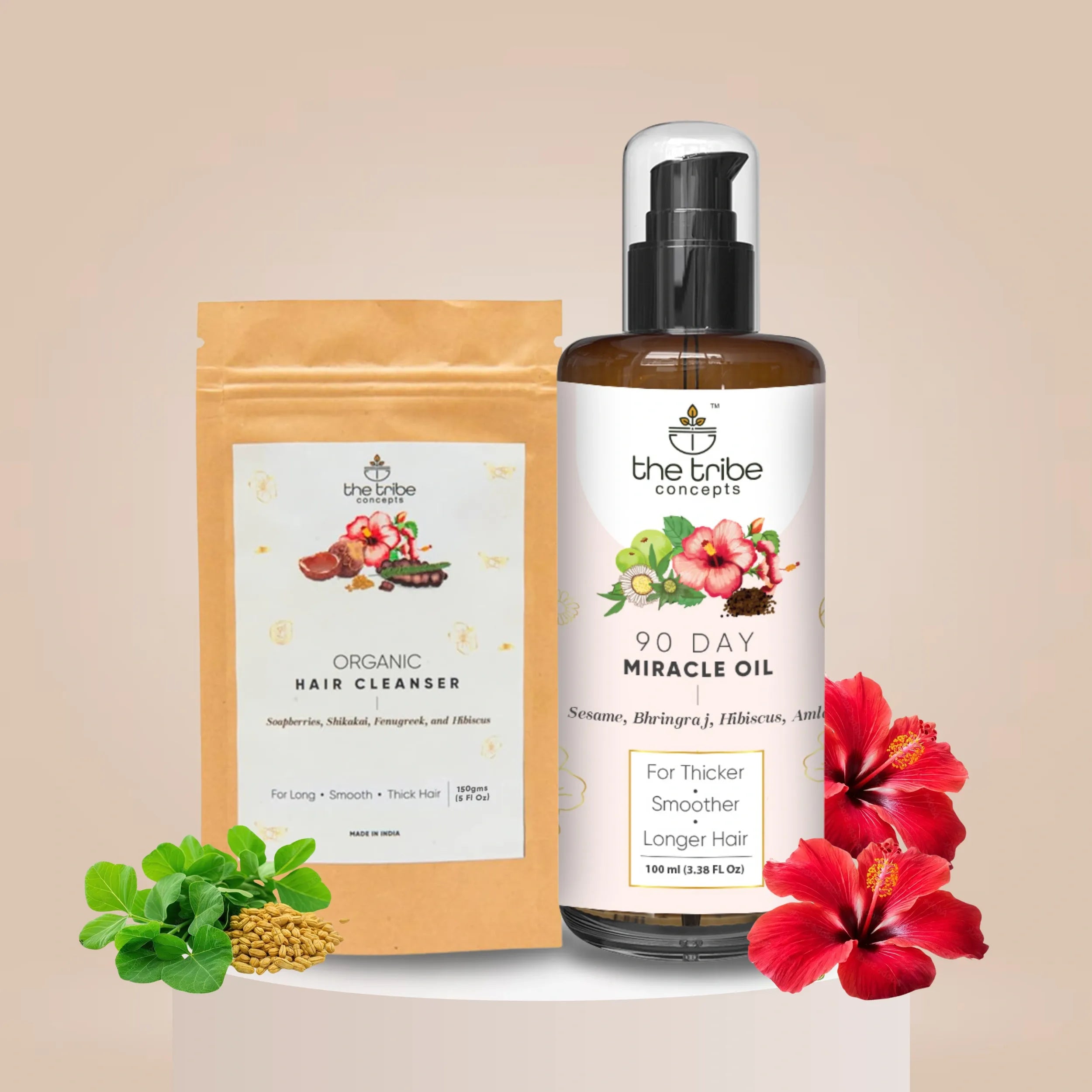 Hairfall Control Kit - Hibiscus & Amla for Hairfall Control