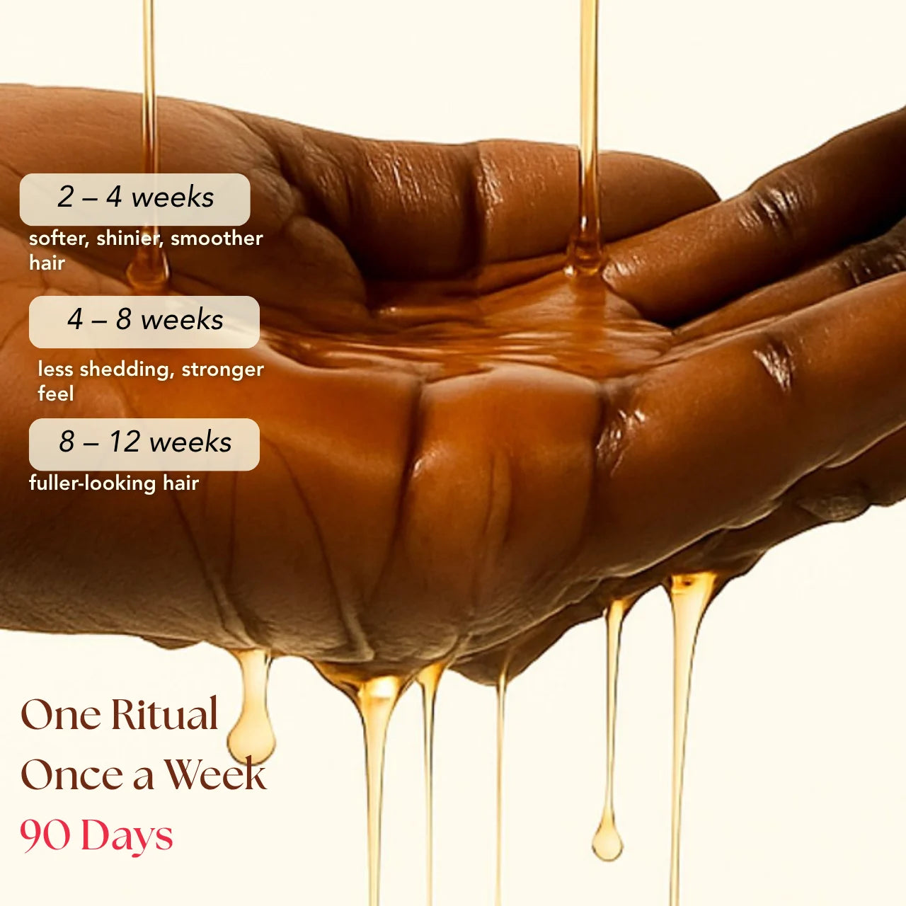 90 Day Miracle Hair Oil - Bhringraj, Amla, Hibiscus for Hairfall Control