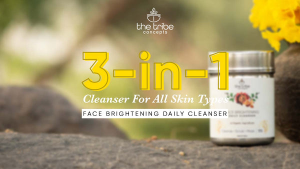 The 3-in-1 Cleanser For All Skin Types - Face Brightening Daily Cleanser