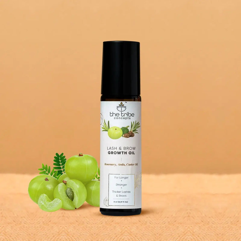 Lash & Brow Growth Oil with Amla, Castor Oil, Rosemary in Authentic Ay