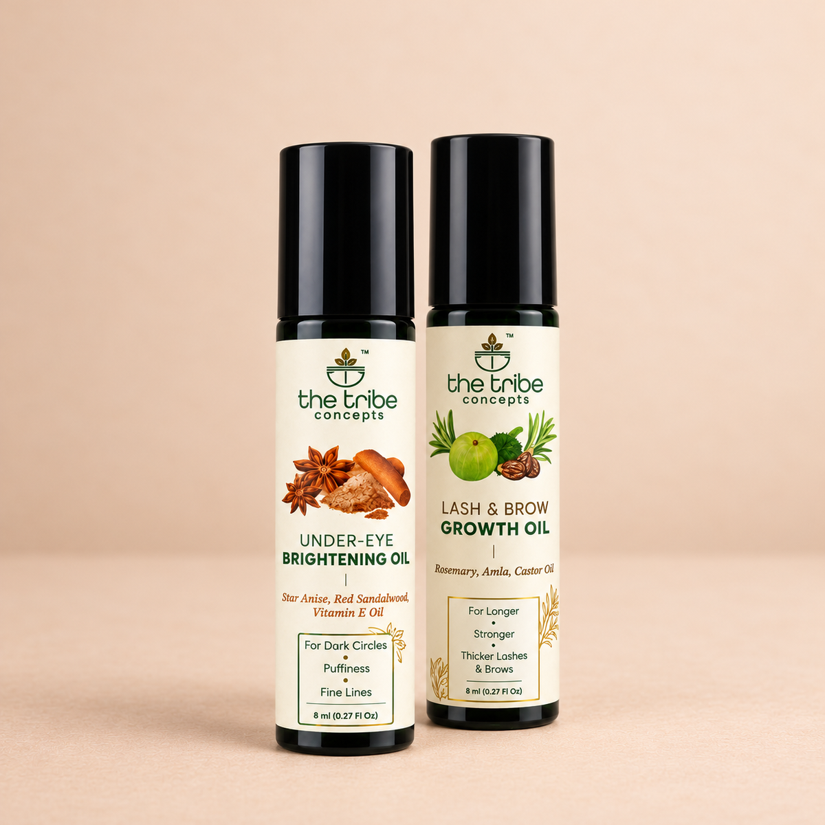Ayurvedic Eye Care Duo for Under-Eyes, Lashes + Brows