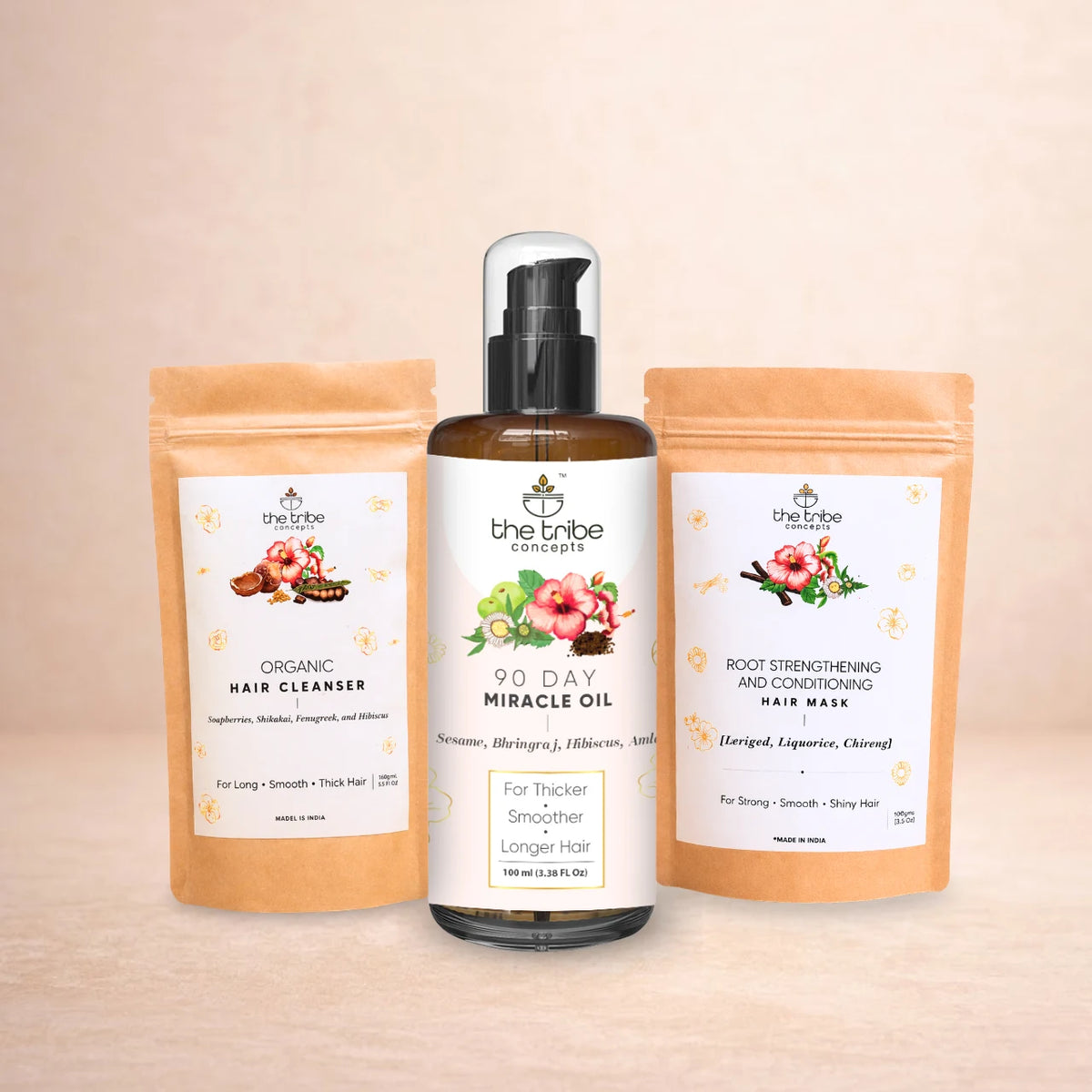 Buy Organic Hair Growth Products Online in India - The Tribe Concepts