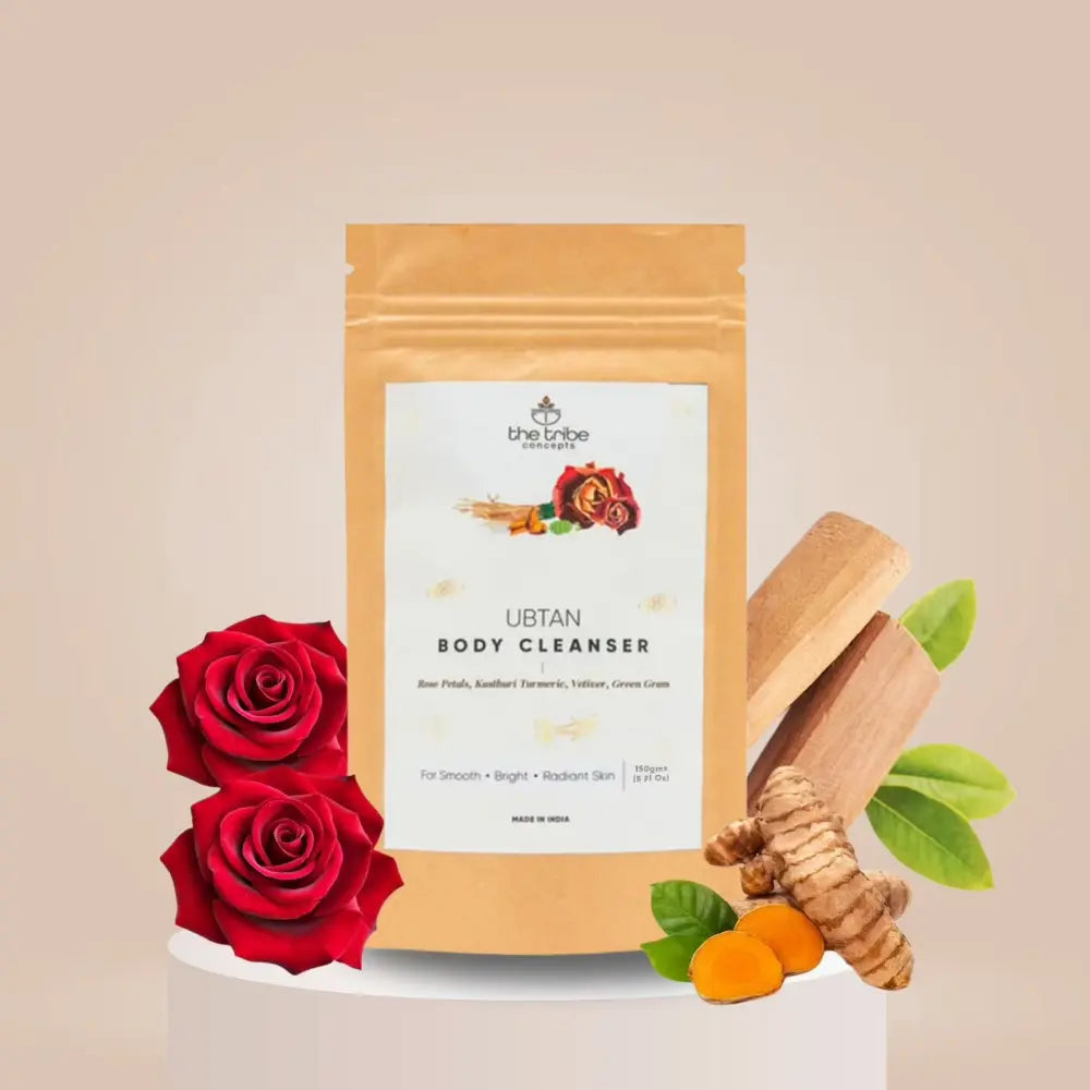 Ubtan Body Cleanser - 12 Organic Herbs to remove Tan & Under arm darkening