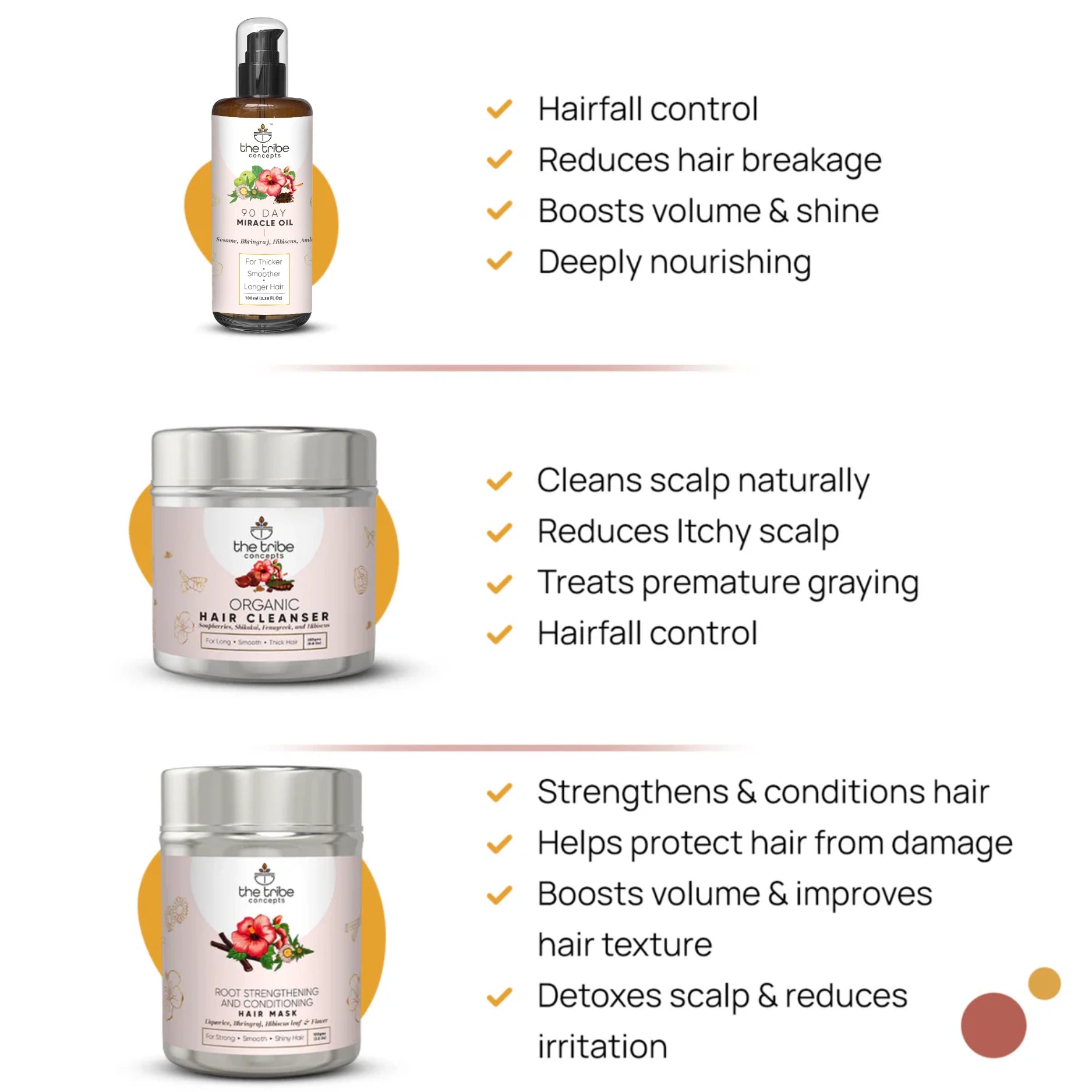Hair Grow Kit - Bhringraj & Hibiscus for Strong Hair Growth