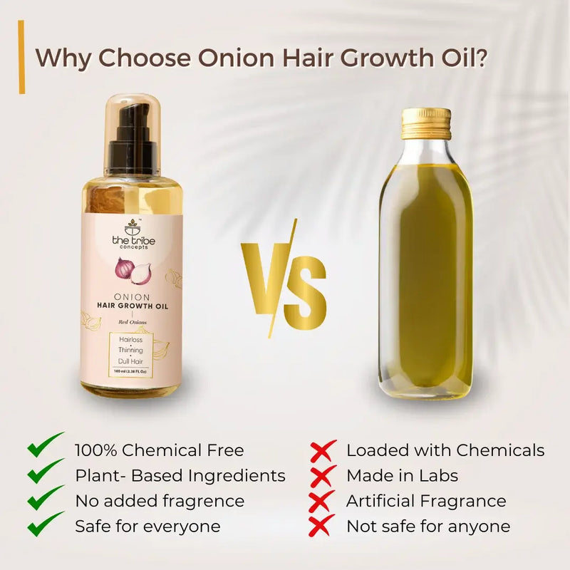 Onion Hair Growth Oil - Proven Intensive Hair Regrowth