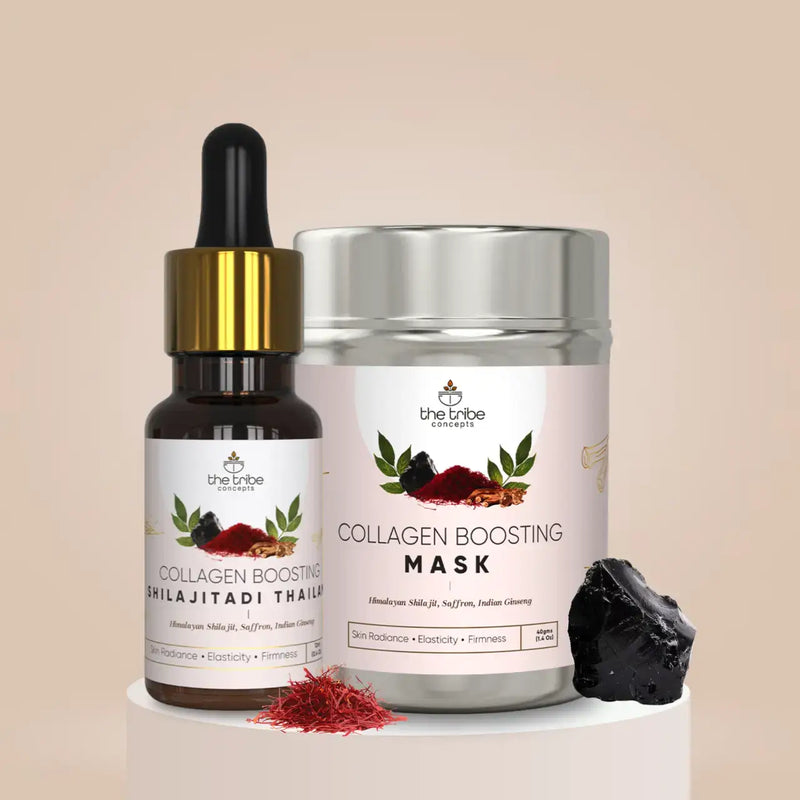 Anti-Ageing Collagen Kit - Shilajit & Ashwagandha to Reduces Wrinkles & Fine Lines