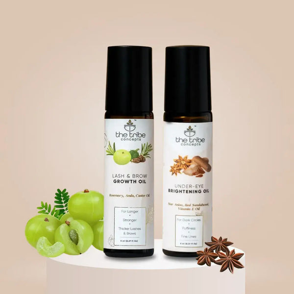 Eye-yurvedic Kit- Star Anise & Rosemary for Dark Circles, Lash and Brow Growth