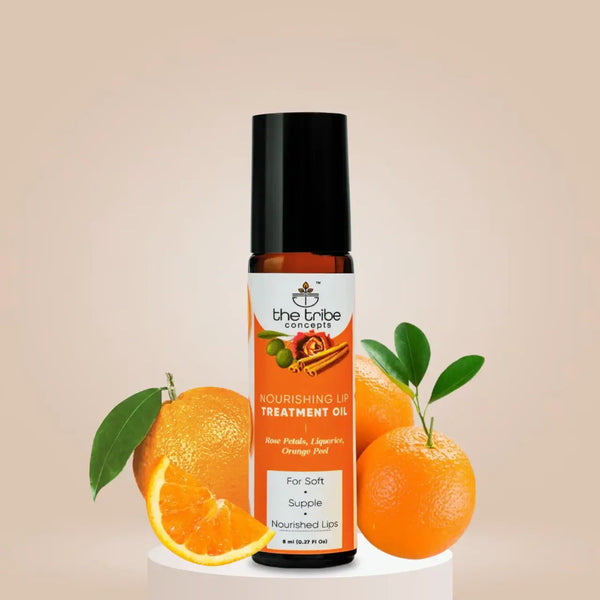 Nourishing Lip Treatment Oil - Orange Peel & Manjistha to reduce Lip Pigmentation