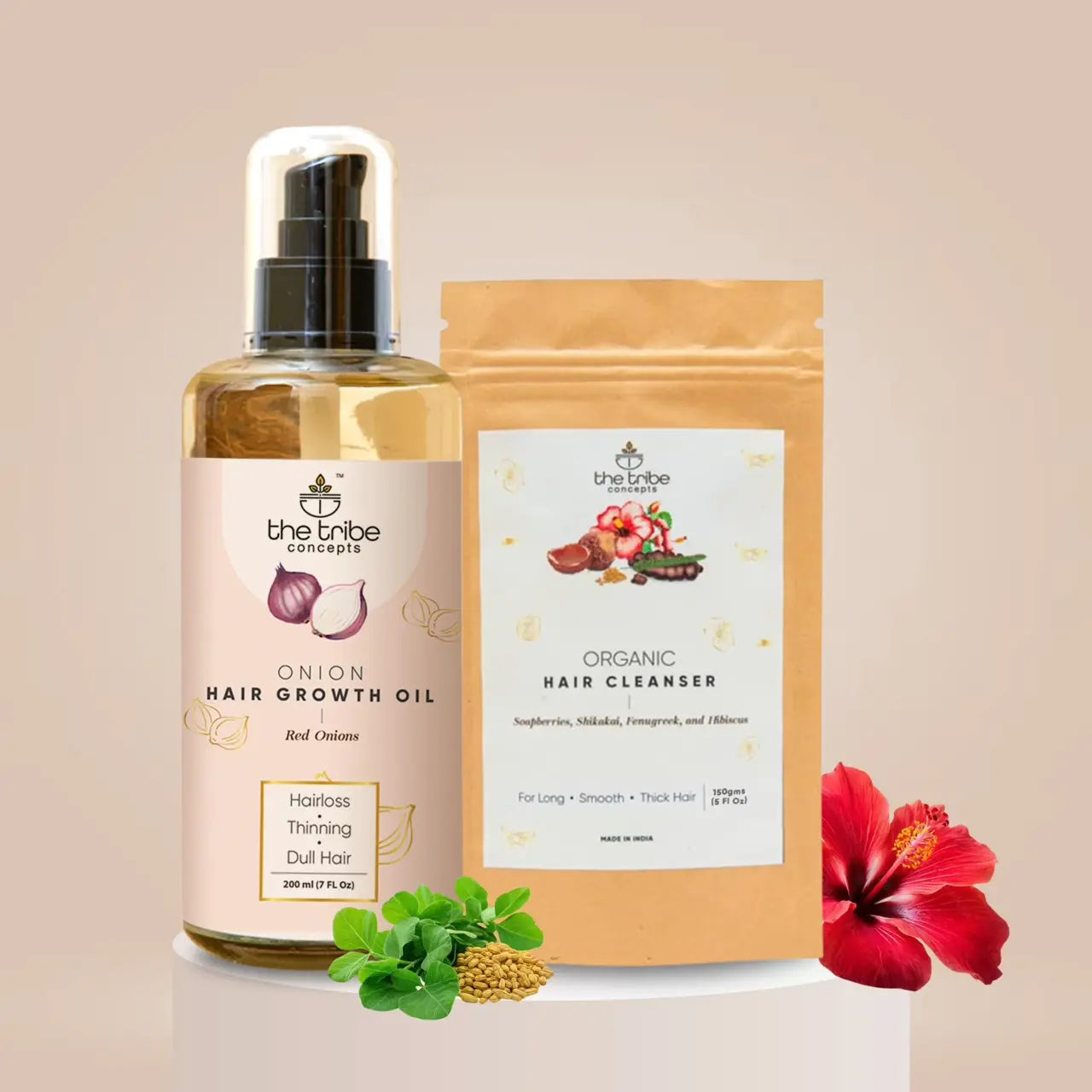 Onion ReGrowth Kit - Onion & Shikakai for Hair Regrowth