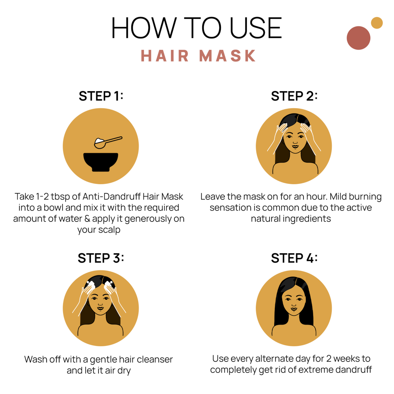 Buy Best Anti Dandruff Hair Mask Online in India - The Tribe Concepts